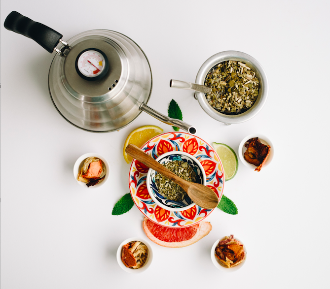 High altitude Colombian tea