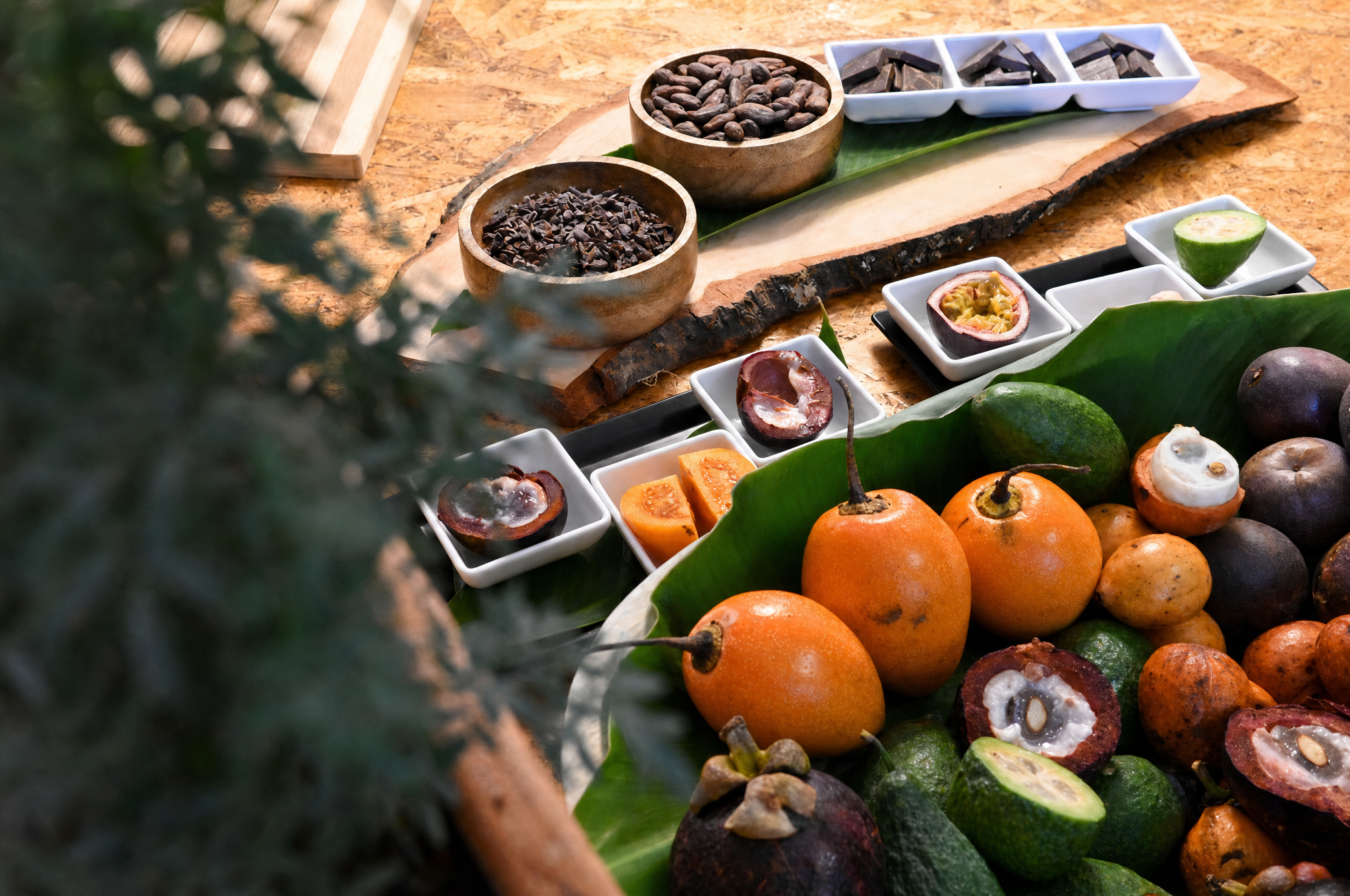 Highland pairing of distillates with seasonal fruit and Andean sweets